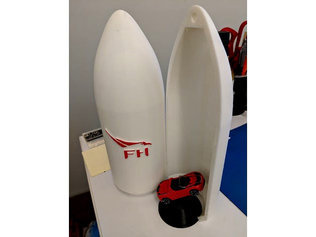 Matchbox Roadster Falcon Heavy Fairings by psync