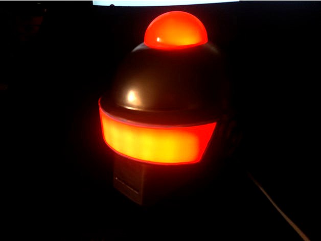 Daft Punk Helmet Lamp  by DrInvader