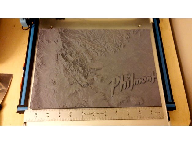 Philmont Topographical Model Resized by Chedwards