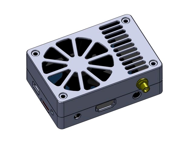Orange Pi PC Plus 60 mm fan case by Pawpawpaw85