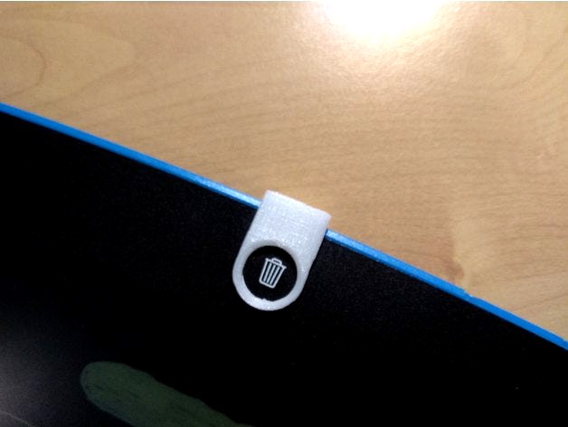 Anti Delete Clip for LCD Write Tablet by vapefreak