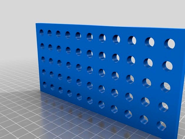 Peg Board Dice Tower by httpkoopa