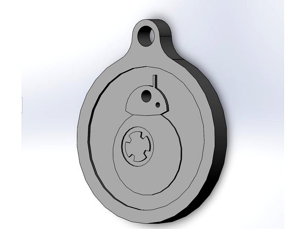 BB8 Keychain by ubersudo