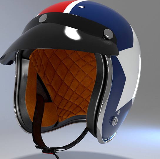 Retro Motorcycle Helmet
