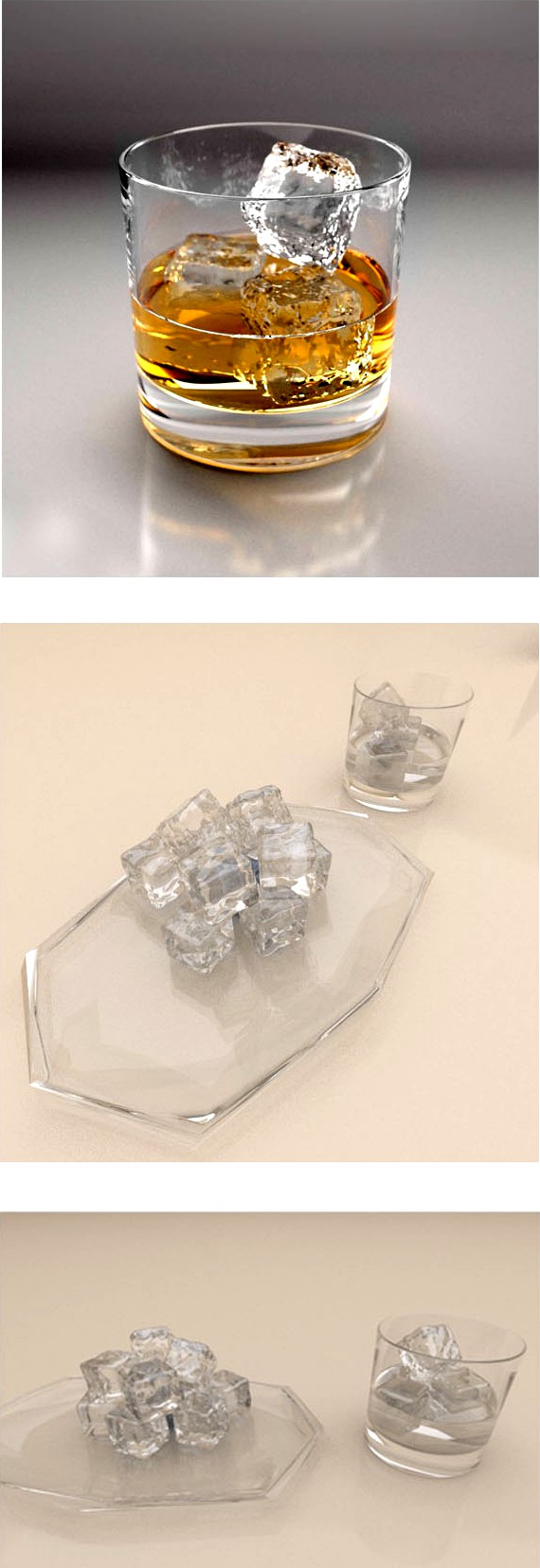 Glass tea cup