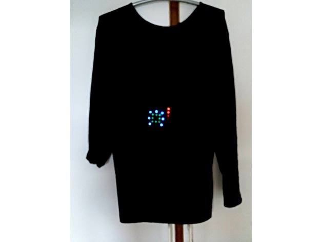 LED Firework for T-shirt by ignis_draco