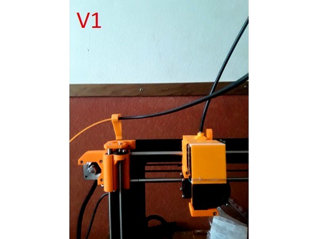 Filament bowden guide Prusa MK2/MK2S by Solainus