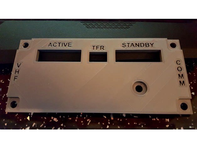 Flight Sim Panel - VHF COMM by chipmunk79