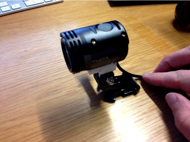 adapter gopro for Spanninga Thor Light by tackel2000