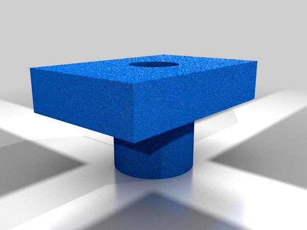 Nut for Mega 1/4 scale servo to attach to tetrix parts by 9161robotics