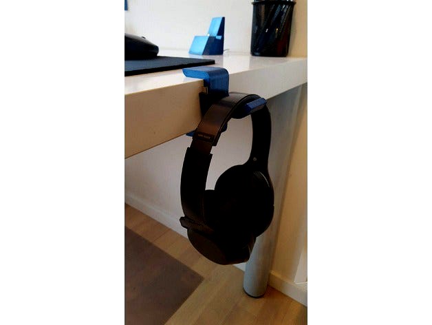 Headphone stand - Adjustable headphone stand for your desk by AnasAlam