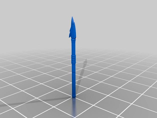 18mm saparak (orc spear) by PhysUdo