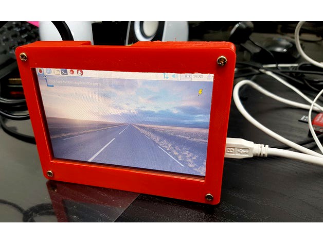 RaspberryPi 5Inch LCD Case by chandong83
