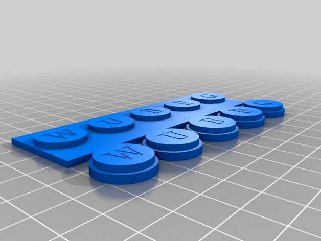 Stackable Mana Counters by iceburnhex