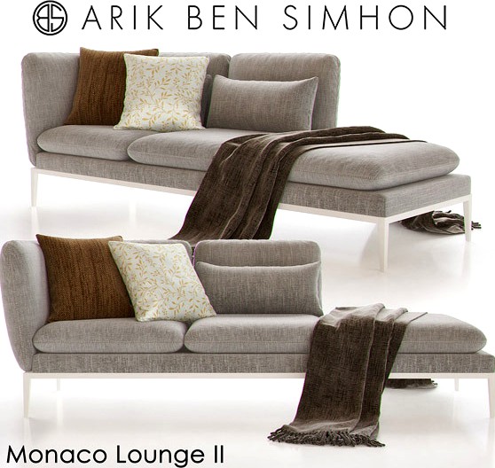 Monaco Chaise Lounge II by Arik Ben Simhon