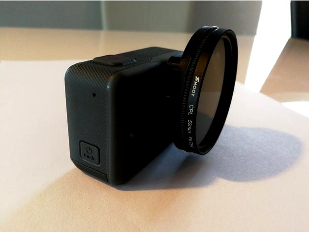 52mm filter mount for Gopro6 by extera