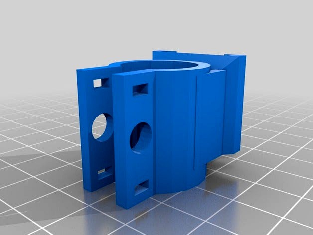 Light pole to cold shoe adapter by Geekdomo