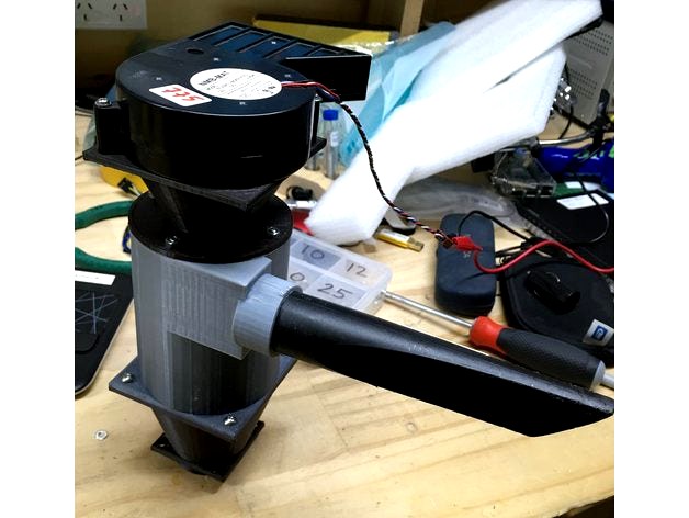 12V Mini Cyclone Vacuum - Radial Fan by tildesign