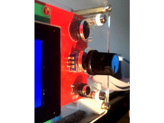 Tevo Tarantula Minimal Reset Button by fedekrum