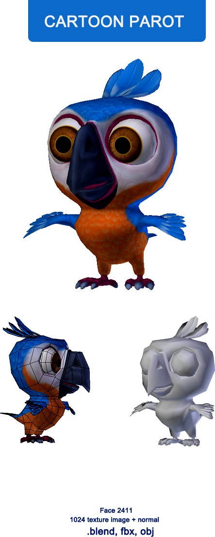 Cartoon Parot
