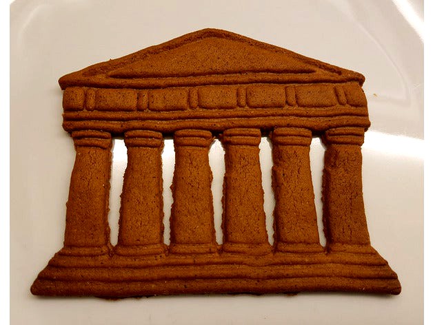 Parthenon Cookie Cutter by Hultis