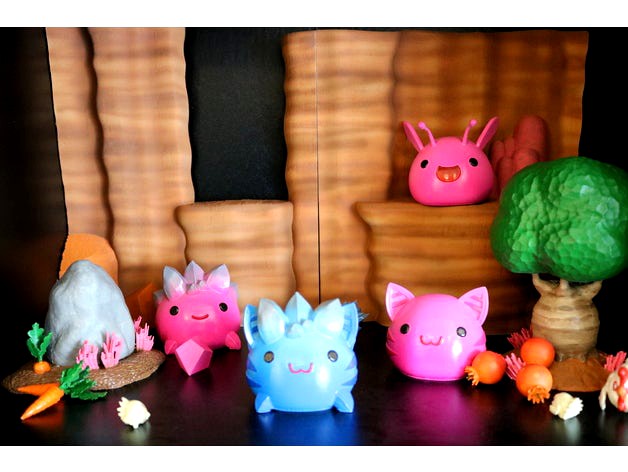 Slime Rancher Dry Reef Rocks and Trees by ChaosCoreTech