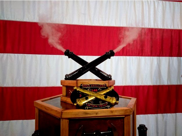 Artillery Crossed Cannons by sbeecroft