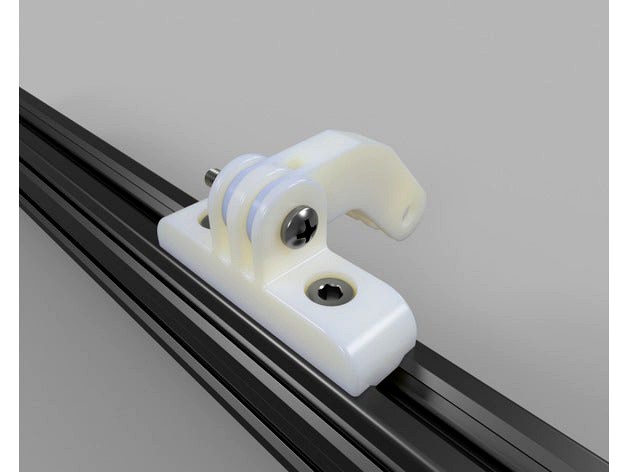 V-Slot GoPro mount with extension arm by DRPrinting3D