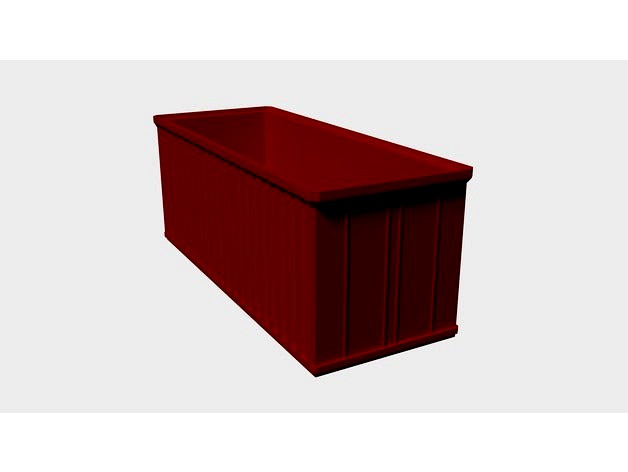 Shipping Container Containers (stackable) by PolygonGraphics