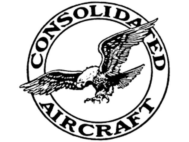 1930's Consolidated Aircraft Logo Sign Litho by chryslerjunkandstuff
