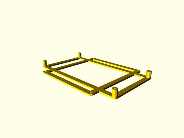 Customisable Board Mount Adapter by blindcoder