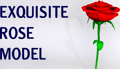 Rose 3D model