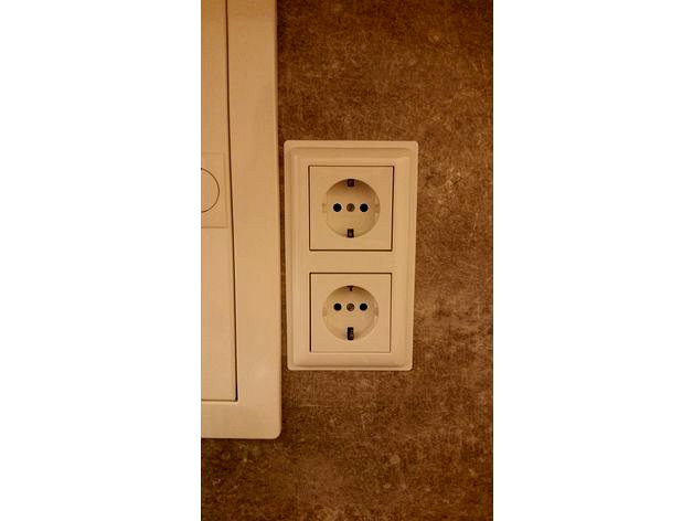 GIRA doublesocket Frame - Doppelsteckdosen Rahmen by Winni777
