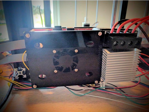 Tronxy X5s mount for FET by b2vn