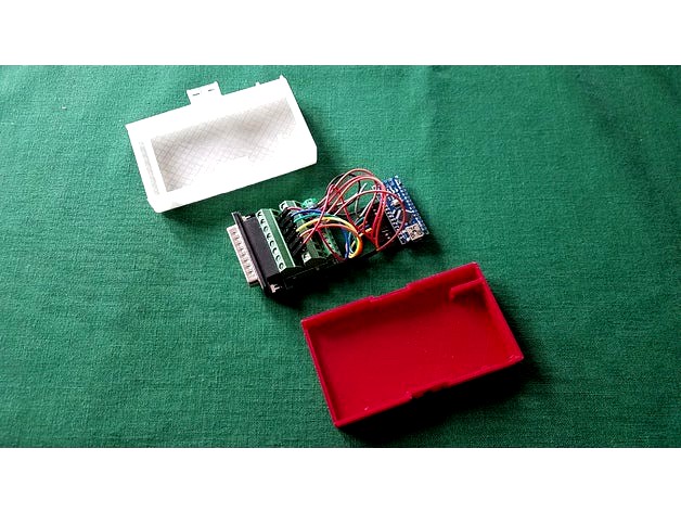 Case for Arduino Nano to parallel port by gharley
