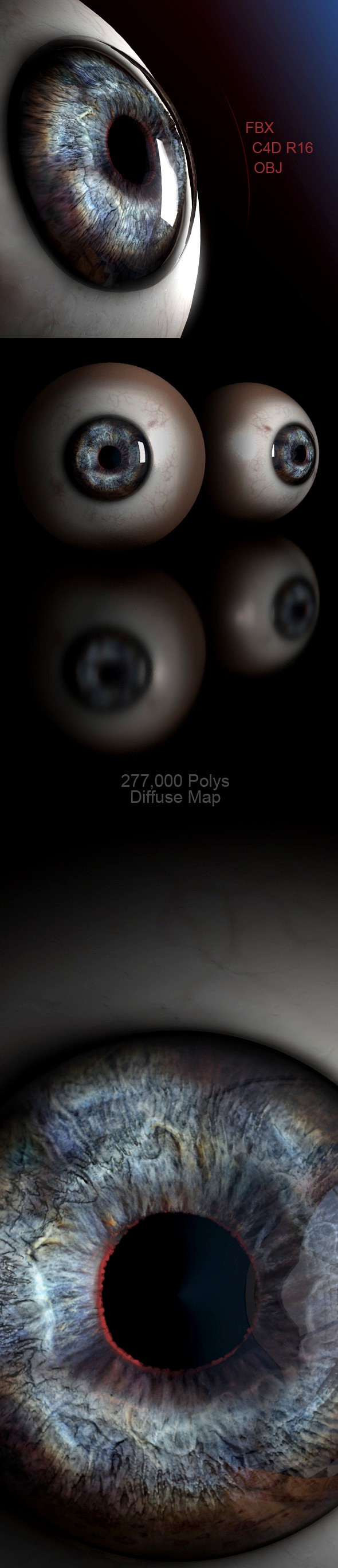 High Poly Human Eye