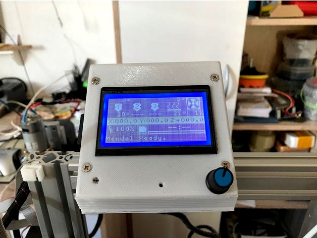 Holder for RepRap LCD 12864 discount by vadymch