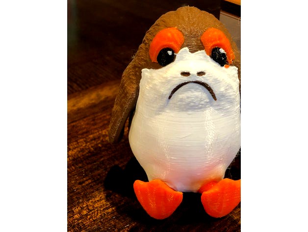 Multicolor Porg by GreyBeard3D