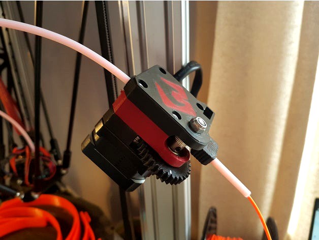 Pitan (as in printed Titan :-) Geared Extruder by MakinBug