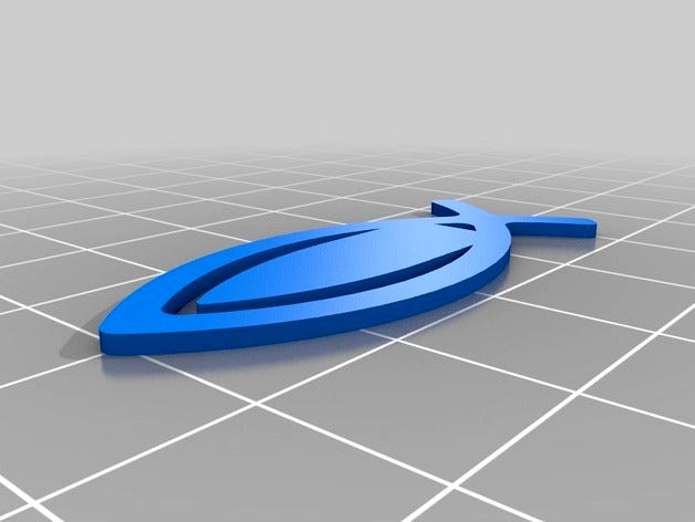 Christian Fish Bookmark by Precision1