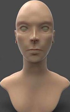 basic female head sculpt