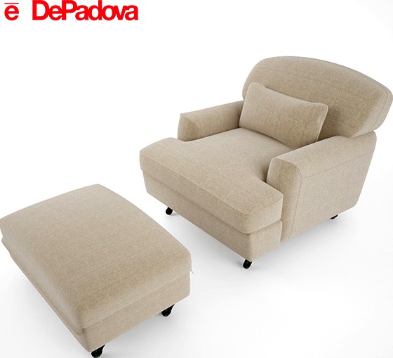 De Padova - Raffles Armchair and Ottoman