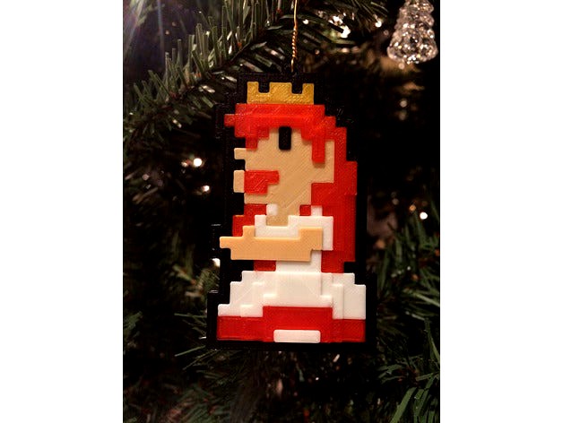 Princess Peach Hanging Ornament by fasteddy516