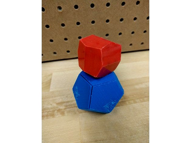 Pyritohedra/Dodecahedra Magnetic Tile by eshira