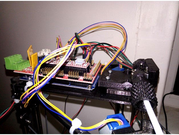 28BYJ-48 Extruder Ramps Combo Mount  by percaine