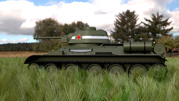 T34/76 Tank HDRI