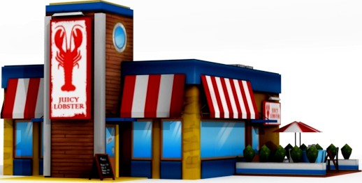 Low Poly Seafood Restaurant