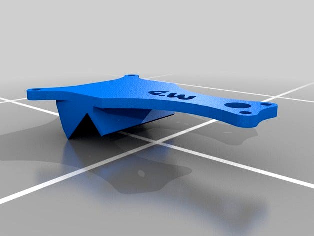 Wondrous Drones Butterfly Wedge mount 45 deg by WondrousDrones