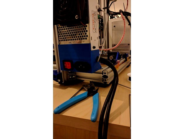Power supply 2020 profile AM8 geeetech prusa i3 pro b by Ente246