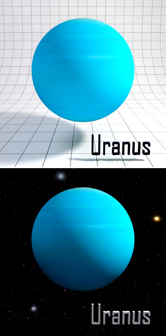 Uranus - Realistic HD model